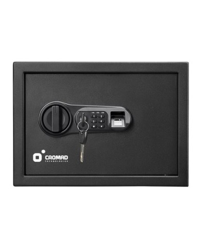 CAJA FUERTE ELECTRÓNICA CON DETECTOR DE HUELLA 250X350X250MM CROMAD