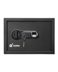 CAJA FUERTE ELECTRÓNICA CON DETECTOR DE HUELLA 250X350X250MM CROMAD