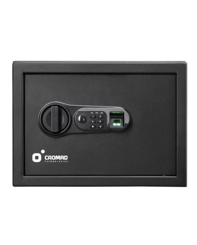 CAJA FUERTE ELECTRÓNICA CON DETECTOR DE HUELLA 250X350X250MM CROMAD