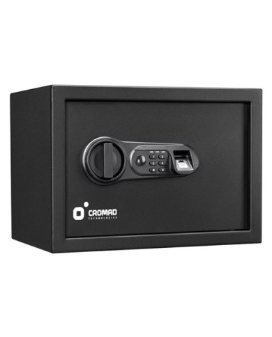 CAJA FUERTE ELECTRÓNICA CON DETECTOR DE HUELLA 250X350X250MM CROMAD