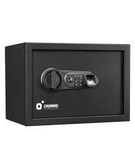 CAJA FUERTE ELECTRÓNICA CON DETECTOR DE HUELLA 250X350X250MM CROMAD