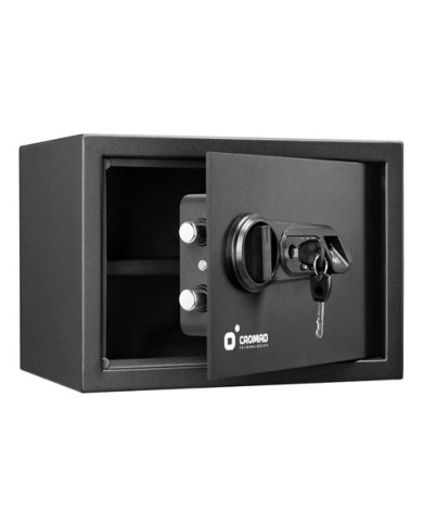 CAJA FUERTE ELECTRÓNICA CON DETECTOR DE HUELLA 250X350X250MM CROMAD