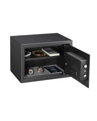 CAJA FUERTE ELECTRÓNICA CON DETECTOR DE HUELLA 250X350X250MM CROMAD