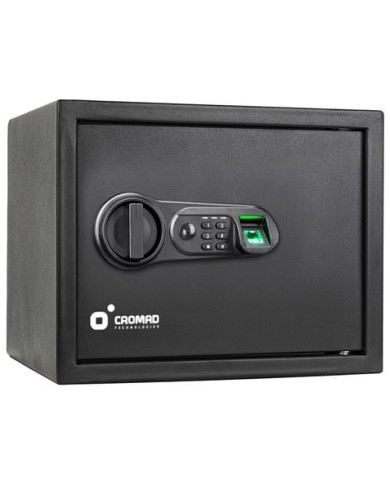 CAJA FUERTE ELECTRÓNICA CON DETECTOR DE HUELLA 300X380X300MM CROMAD