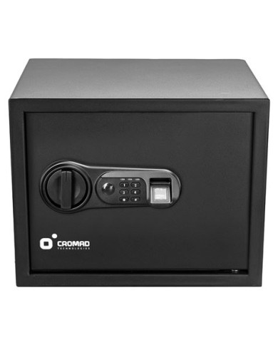 CAJA FUERTE ELECTRÓNICA CON DETECTOR DE HUELLA 300X380X300MM CROMAD