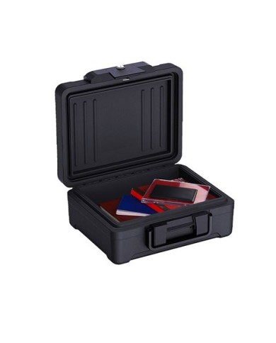 CAJA FUERTE FIREBOX S1 RESISTENTE FUEGO Y AGUA 155X365X285MM CROMAD