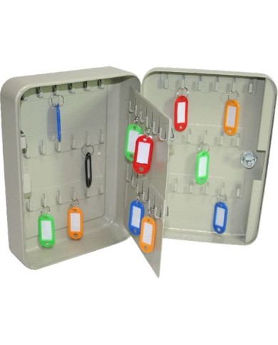 CAJA SEGURIDAD GUARDALLAVES DE PARED PARA 60 LLAVES MADER