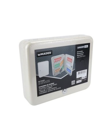 CAJA SEGURIDAD GUARDALLAVES DE PARED PARA 60 LLAVES MADER