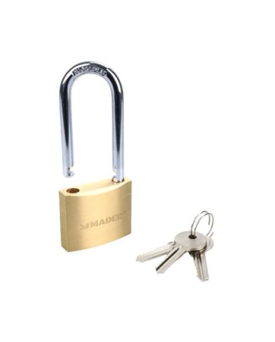 CANDADO LATON LARGO, 50MM MADER