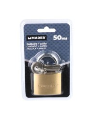 CANDADO LATON, 50 MM MADER