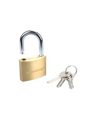 CANDADO LATON, 50 MM MADER