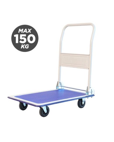 CARRETILLA METALICA PLEGABLE CON RUEDAS MAX 150KG 810X470MM BLIM