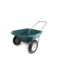 CARRETILLA PLASTICA 80 LITROS VERDE MADER
