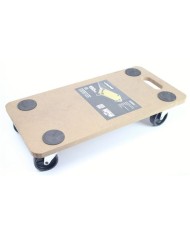 PLATAFORMA DE CARGA CON RUEDAS 58X30X12CM MADER