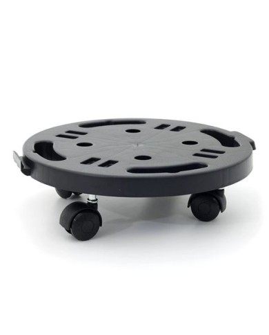 PLATAFORMA REDONDA CON RUEDAS 300X300X30MM ARTPLAST