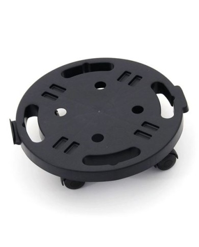 PLATAFORMA REDONDA CON RUEDAS 300X300X30MM ARTPLAST