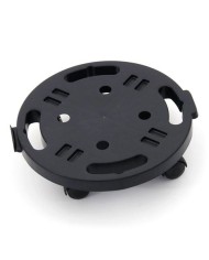 PLATAFORMA REDONDA CON RUEDAS 300X300X30MM ARTPLAST