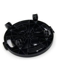 PLATAFORMA REDONDA CON RUEDAS 300X300X30MM ARTPLAST