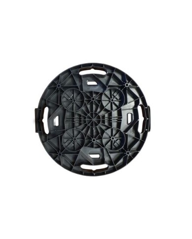 PLATAFORMA REDONDA GRANDE CON RUEDAS 400X400X40MM ARTPLAST