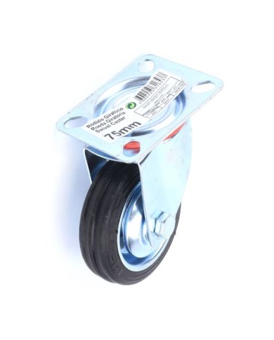 RUEDA GIRATORIA 75MM MADER