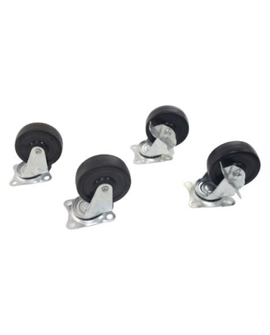 RUEDA GOMA GIRATORIA 75MM, 50KG SAURIUM