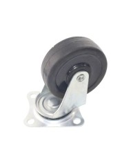 RUEDA GOMA GIRATORIA 75MM, 50KG SAURIUM