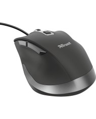 RATON TRUST FYDA WIRED COMFORT ERGONOMICO ECO USB BLACK