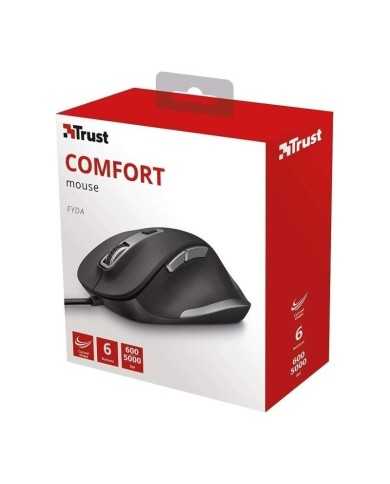 RATON TRUST FYDA WIRED COMFORT ERGONOMICO ECO USB BLACK RATON TRUST FYDA WIRED COMFORT ERGONOMICO ECO USB BLACK
