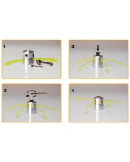 CABEZAL UNIVERSAL DE ALUMINIO PARA DESBROZADORAS CON HILO BLIM