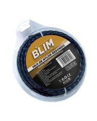 HILO DE NYLON REDONDO PARA DESBROZADORAS 4MMX37MTRS BLIM