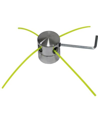 CABEZAL ALUMINIO DESBROZADORA 4X3 MM MADER