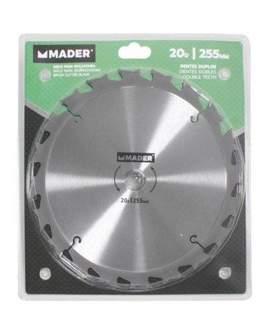 DISCO DESBROZADORA TUNGSTENO 255mm MADER