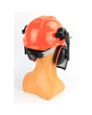 CASCO + PROTECTOR FACIAL + AURICULARES MADER