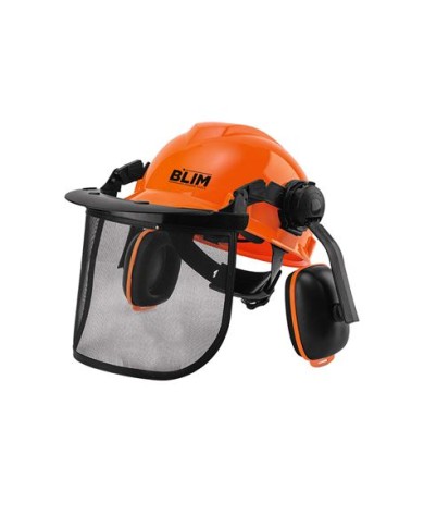 CASCO DE SEGURIDAD CON VISERA Y PROTECCIÓN AUDITIVA BLIM