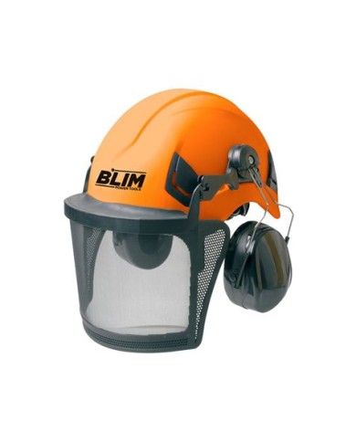 CASCO DE SEGURIDAD PREMIUM CON VISERA Y PROTECCIÓN AUDITIVA BLIM