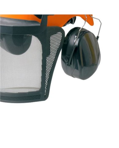 CASCO DE SEGURIDAD PREMIUM CON VISERA Y PROTECCIÓN AUDITIVA BLIM