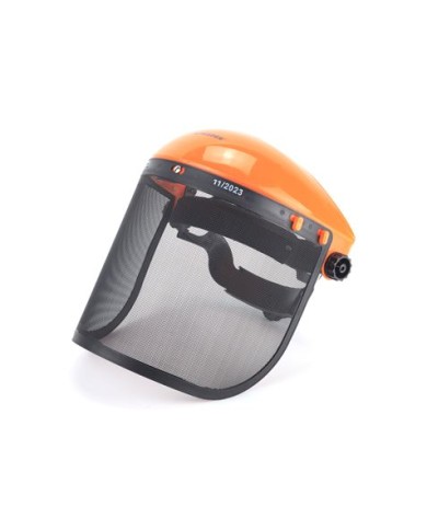 VISERA DE PROTECCION FACIAL METALICA NARANJA MADER