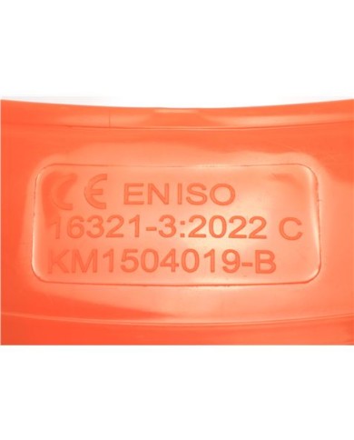 VISERA DE PROTECCION FACIAL METALICA NARANJA MADER