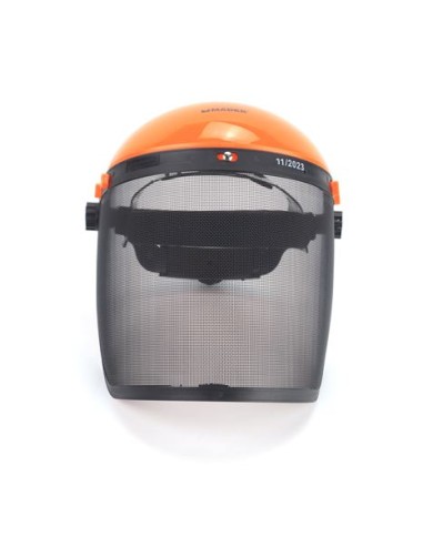 VISERA DE PROTECCION FACIAL METALICA NARANJA SEPARADA MADER