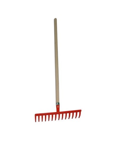 RASTRILLO 14D MANGO MADERA 120cm. MADER