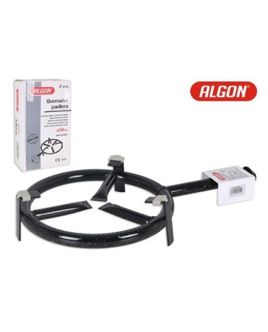 QUEMADOR DE ACERO 30CM PARA PAELLERO GAS ALGON
