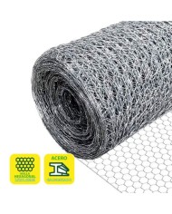 MALLA GALLINERO HEXAGONAL 25X0.8MM 1X50 METROS SUNGARDEN