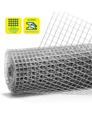TELA METLICA GALVANIZADA 16X16X1.2MM 1X25 METROS SUNGARDEN