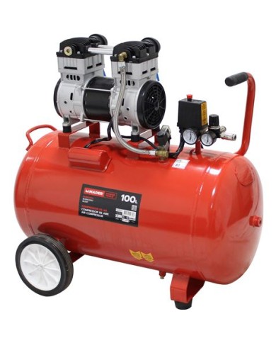 COMPRESOR 100L 2,0HP SILENCIOSO MADER