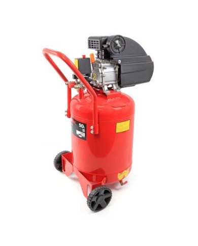 COMPRESOR DE AIRE VERTICAL 50 LITROS | 2HP | 8BAR MADER