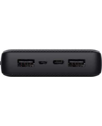 POWERBANK TRUST PRIMO 20000MAH 2A USB + USB-C + MICRO-USB ECO BLACK