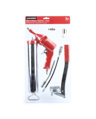 BOMBA LUBRICAR NEUMTICA + MANUAL 500CC MADER