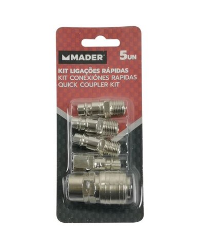 KIT CONEXIONES NEUMATICA 1/4 MADER