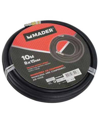 MANGUERA AIRE 10 MTS CON CONEXIONES RAPIDAS MADER