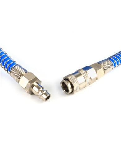 MANGUERA ESPIRAL AZUL 10 METROS AIRE COMPRIMIDO MADER